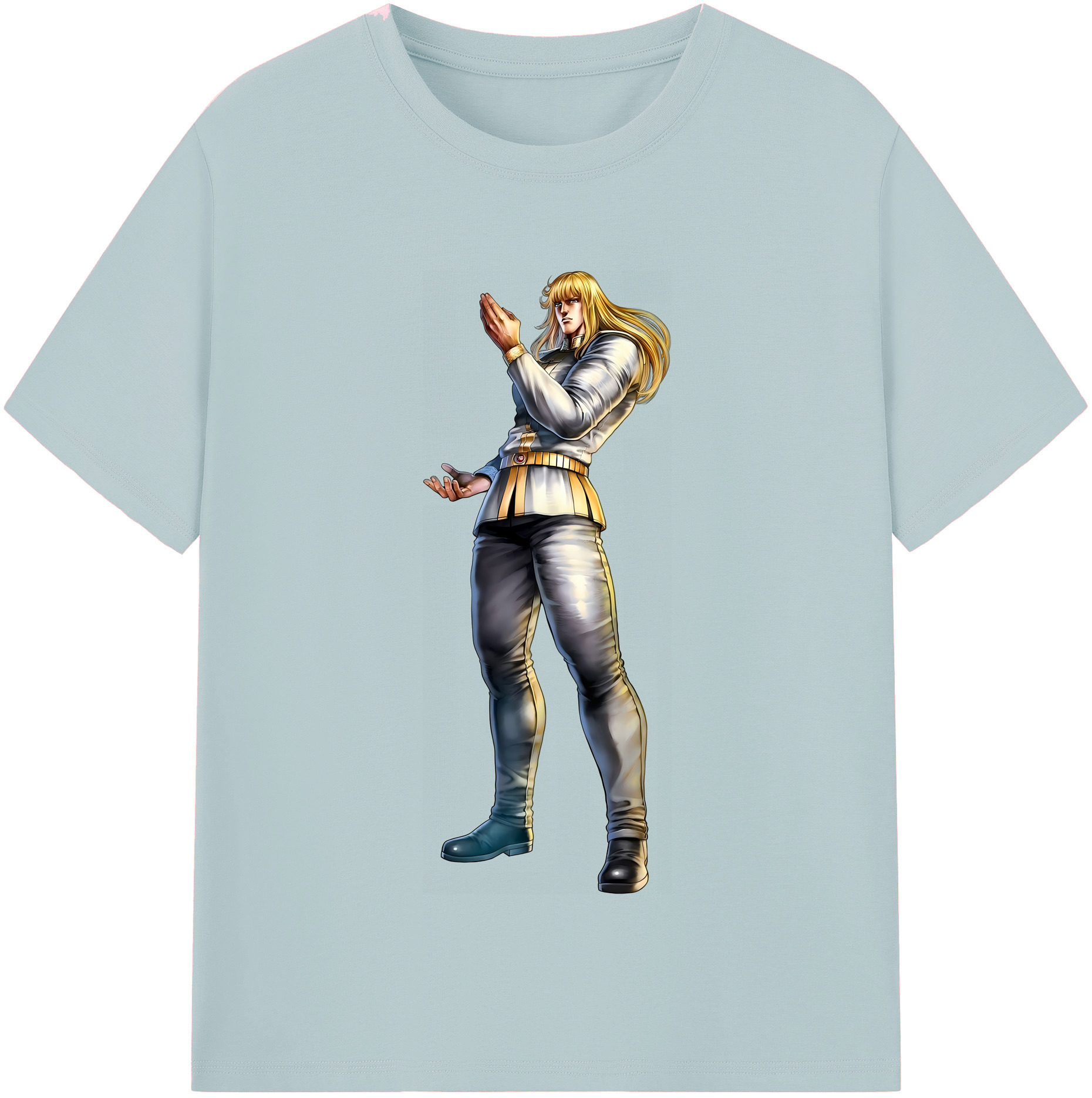 （画像用） 北斗の拳 Fist of the North Star 綿100％半袖Tシャツ（フロントプリント）
